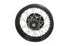 V-Twin - 52-0757 - 16 inch x 3.00 inch Front Wheel Assembly - Fits 1937-1952 Harley-Davidson WL, 1942-1943 WLC, 1937-1942 WLD, 1940-1945 WLA