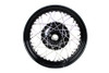 V-Twin - 52-0766 - 45 inch WL 16 inch x 3.00 inch Front Wheel Assembly Black - Fits 1937-1952 Harley-Davidson WL, 1942-1943 WLC, 1937-1942 WLD, 1940-1945 WLA