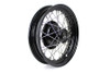 V-Twin - 52-0766 - 45 inch WL 16 inch x 3.00 inch Front Wheel Assembly Black - Fits 1937-1952 Harley-Davidson WL, 1942-1943 WLC, 1937-1942 WLD, 1940-1945 WLA