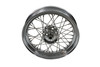 V-Twin - 52-0803 - 16 inch x 3.00 inch Front or Rear Spoke Wheel - Fits 1967-1972 Harley-Davidson FL, 1971-1972 FX (Rear only)