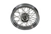 V-Twin - 52-0803 - 16 inch x 3.00 inch Front or Rear Spoke Wheel - Fits 1967-1972 Harley-Davidson FL, 1971-1972 FX (Rear only)