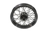 V-Twin - 52-0807 - 16 inch x 3.00 inch Rear Spoke Wheel - Fits 1957-1978 Harley-Davidson XL, 1954-1956 K