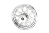 V-Twin - 52-0855 - 16 inch x 3.00 inch Rear Spoke Wheel - Fits 1986-1999 Harley-Davidson FLT