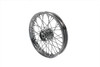 V-Twin - 52-0876 - 18 inch X 2.15 inch Replica Front or Rear Spoke Wheel - Fits 1937-1948 Harley-Davidson UL, 1936-1940 EL, 1941-1966 FL