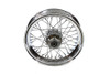 V-Twin - 52-0935 - 16 inch x 4.00 inch Rear Spoke Wheel - Fits 1986-1994 Harley-Davidson FXRS, 1986-1999 XL, 1986-1996 FLST, 1991-1996 FXDG, 1986-1994 FXR, 1986-1996 FXSTC, FXST