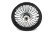 V-Twin - 52-1445 - 16 inch x 3.5 inch King Spoke Rear Wheel Black