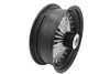 V-Twin - 52-1461 - 16 inch x 5.5 inch King Spoke Rear Wheel Black/Chrome