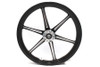 V-Twin - 52-1477 - 21 inch x 2.15 inch Revolver Front Wheel Black Cut