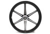 V-Twin - 52-1477 - 21 inch x 2.15 inch Revolver Front Wheel Black Cut