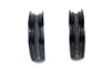 V-Twin - 52-1871 - 16 inch x 3.00 inch Servi-Car Rear Wheel Set - Fits 1937-1950 Harley-Davidson G