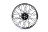 V-Twin - 52-1937 - 18 inch x 2.5 Replica F-H Trog Style Star Hub Wheel