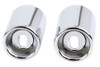 V-Twin - 54-0152 - Upper Shock Stud Covers Chrome Tall Style