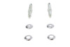 V-Twin - 54-0408 - Upper Rear Shock Stud Kit Zinc