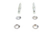 V-Twin - 54-0408 - Upper Rear Shock Stud Kit Zinc