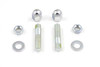 V-Twin - 54-0430 - Rear Shock Stud Lower Chrome - Fits 1982-1991 Harley-Davidson XLX, XLS