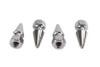 V-Twin - 6912-4 - Chrome Pike Nut 5/16 inch-18 Coarse Thread