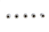 V-Twin - 6932-5 - Chrome Acorn Nut Fine 1/4 inch-28 Thread