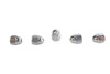 V-Twin - 6932-5 - Chrome Acorn Nut Fine 1/4 inch-28 Thread