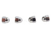 V-Twin - 6943-4 - Chrome Acorn Nut 5/16 inch-18 Coarse Thread