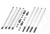 V-Twin - 7131-12 - Colony Solid Pushrod Kit with Adapters