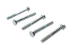 V-Twin - 73-0017 - Hex Cap Bolts Zinc 1/4 inch X 2-1/4 inch