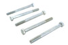 V-Twin - 73-0116 - Zinc Hex Cap Bolts 5/16 inch-24 x 3-1/2 inch