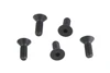 V-Twin - 73-0151 - Allen Flat Head Screws Black 5/16 inch-18 x 5/8 inch