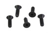 V-Twin - 73-0152 - Allen Flat Head Screws Black 5/16 inch-18 x 1 inch