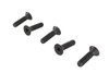 V-Twin - 73-0153 - Allen Flat Head Screws Black 5/16 inch-18 x 1-1/4 inch