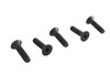 V-Twin - 73-0153 - Allen Flat Head Screws Black 5/16 inch-18 x 1-1/4 inch