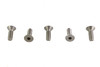 V-Twin - 73-0165 - Allen Flat Head Screws Stainless Steel