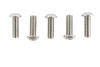 V-Twin - 73-0185 - Allen Button Head Screws Stainless Steel 1/4-28 X 3/4 inch