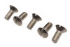 V-Twin - 73-0299 - Oval Slotted Screw 5/16 inch-18 x 3/4 inch Stainless Steel
