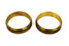 V-Twin - 7356-2T - Brass Manifold Seals - Fits 1937-1952 Harley-Davidson WL, 1937-1973 G