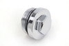 V-Twin - 7600-4 - Chrome Primary Cover Filler Cap