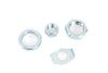 V-Twin - 8161-4T - Zinc Rear Axle Nut and Lock Kit - Fits 1941-1972 Harley-Davidson FL, 1937-1948 UL, 1971-1972 FX, 1936-1940 EL, 1930-1936 VL