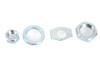 V-Twin - 8161-4T - Zinc Rear Axle Nut and Lock Kit - Fits 1941-1972 Harley-Davidson FL, 1937-1948 UL, 1971-1972 FX, 1936-1940 EL, 1930-1936 VL