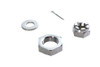 V-Twin - 8162-3 - Chrome Front Axle Nut Kit