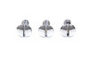 V-Twin - 8212-3 - Chrome Left Side Oval Head Screws