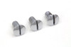 V-Twin - 8212-3 - Chrome Left Side Oval Head Screws