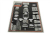 V-Twin - 8306 CAD - Cadmium Stock Style Hardware Kit for Aluminum Heads