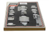 V-Twin - 8321 CAD - Stock Style Hardware Kit Cadmium