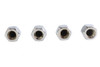 V-Twin - 8425-4 - Chrome Cap Nut 5/16 inch-18 Coarse Thread