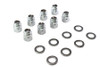 V-Twin - 8437-16 - Cylinder Base Nut Kit Cap Chrome