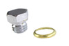 V-Twin - 8494-1 - Transmission Engine Drain Plug 1/2 inch X 13 Thread Chrome