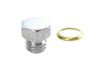 V-Twin - 8494-1 - Transmission Engine Drain Plug 1/2 inch X 13 Thread Chrome