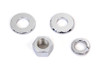 V-Twin - 8715-4 - Chrome Rear Axle Nut Kit
