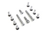 V-Twin - 8748-12 - Transmission Top Cover Screw Kit Chrome