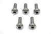 V-Twin - 8793-5 - Chrome Front Brake Disc Bolt Set
