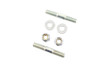 V-Twin - 8826-6 - Fork Slider Bottom Cap Stud and Nut Chrome